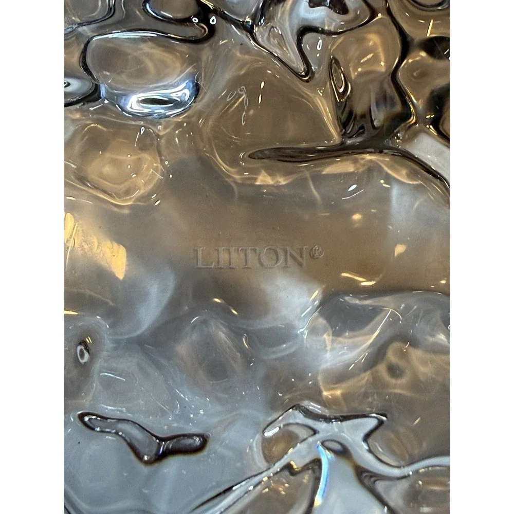 Vintage Litton Iceberg Rocks Glass Old Fashioned Whiskey Tumbler 3.25